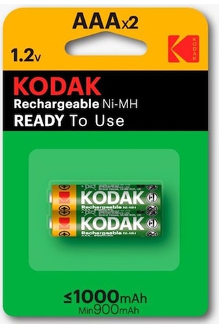 İnce Şarj Edilebilir AAA 1000 mah 2 li 2 Paket Kumanda Pili Şarjlı Ni-mh 2 Paket Doldurulabilir Pil