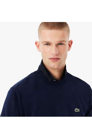 Lacoste Erkek Regular Fit Bisiklet Yaka Sweatshirt Lacivert