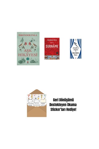 Aşk Hikâyesi + Surnâme - Bir Osmanlı Mâcerası + Jennifer In Düğünü Ciltli + Okuma Sticker'ları