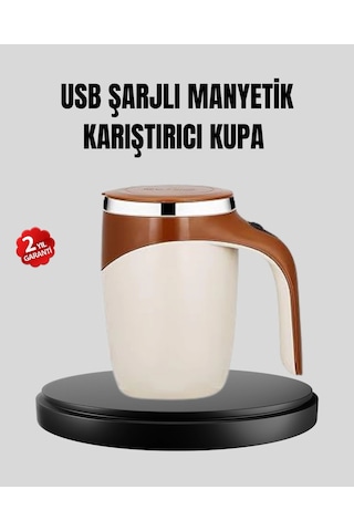 Mey Najmaddin Usb Şarjlı Manyetik Karıştırıcı Kupa Otomatik Karıştırma Paslanmaz Çelik Najmaddin Renkli