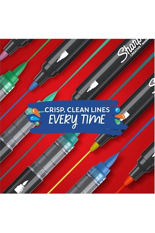 Sharpie Markör Akrilik Yuvarlak Uç 5 Li Blister Yuvarlak Uç Akrilik Markör