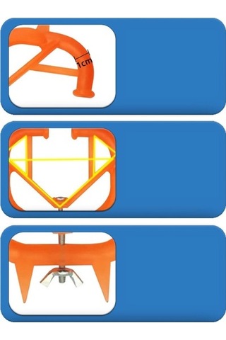 Lijinxu Sığır Sütten Kesme Burun Halkası 9.2cmx7.5cm-sarı