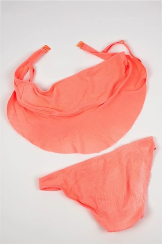Adisia Kız Çocuk Nar Çiçeği Bikini Takımı Nar Çiçeği