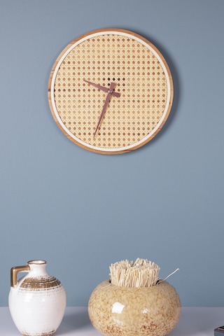 Istanbul Serisi Şile Hazeran Ahşap Duvar Saati Ahşap