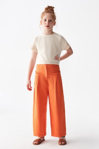 Nk Kids Kız Pantolon 24ynk56332 Turuncu
