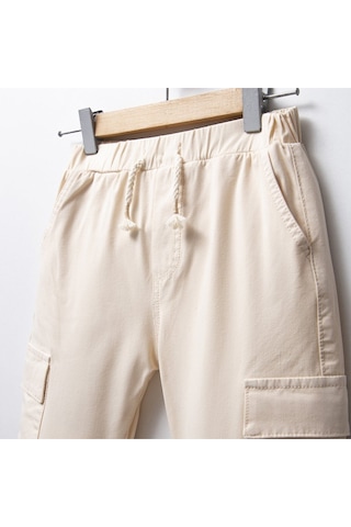 Overdo Kids Erkek Çocuk Kargo Cepli Paçası Beli Lastikli Jogger Pantolon Çok Renkli