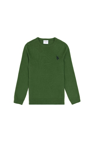 U.s. Polo Assn. Erkek Çocuk Yeşil Kazak /triko 50294188-vr054 Yesil