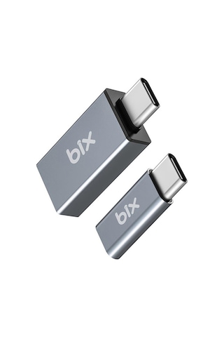 Bix Adp-04 Type-C Micro Usb ve Usb 3.0 Dönüştürücü Adaptör