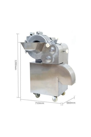 Dalle Jq-100 Endüstriyel Elektrikli Çokfonksiyonlu Meyve Sebze Dilimleme Makinası 600 Kg/saat Zentrajq-100