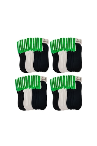 Dündar 10'Lu  Bambu Erkek Sneaker Çorap Solmaz Burun Dikişsiz