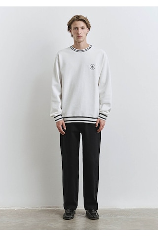 Mavi Kırık Beyaz Erkek Sweatshirt M0s10378-70057 Kırık Beyaz