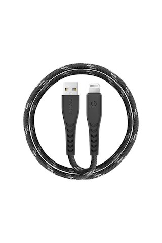 C89 Nyloflex 1.5m 3a Usb To Lightning Hızlı Şarj Kablo - Siyah