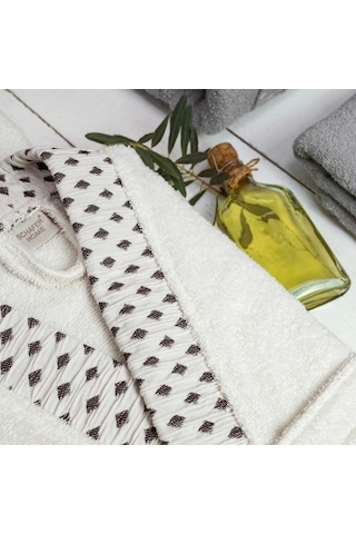 Schafer Home Veluro Banyo Seti 6 Parça-gri Gri