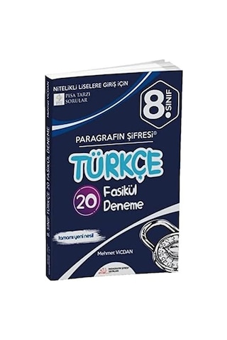 Paragrafın Şifresi 8. Sınıf Lgs 20 Deneme 5 Sarmal 15 Genel Deneme Yeni