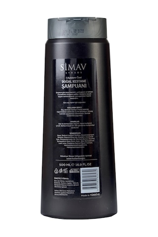 Simav Synaus Erkeklere Özel Kestane Özlü ve Termal Sulu Şampuan 500 ML