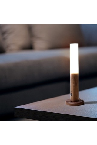 Prestigegoods Akıllı Hareket Sensörü Gece Lambası Koridor Vücut Sensörlü Işık Manyetik Montaj Beyaz