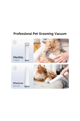 Els Pet Kedi Köpek Tıraş Makinesi Els-4392 5 İ 1 Arada Vakumlu Bakım Çözümü