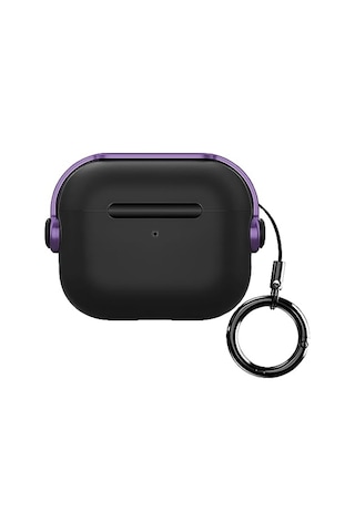 Pro Pro 2 Djpods Sert Malzemeli Kilitli Kapak Askı Aparatlı Pro Pro 2 Uyumlu Kılıf Siyah - Kırmızı Çok Renkli