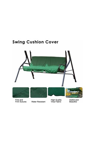 Yunboo Su Kaydırmaz Bahçe Salıncağı Kılıfı - Katlanabilir Ve Dayanıklı Koyu Yeşil