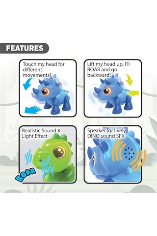 Silverlit Dino Heads Up Robot Stegosaurus