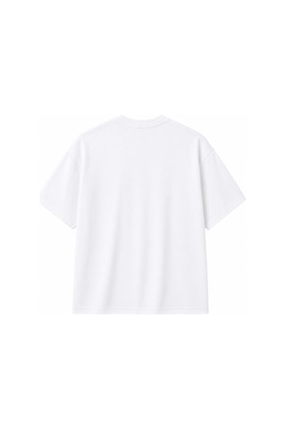 Ranud Erkek Oversize Fit Tişört,%100 Pamuk, Yumuşak Fırçalı Kumaş, Oeko-tex Sertifikalı Beyaz