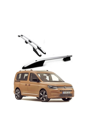 Volkswagen Caddy Üst Port Bagaj Tavan Çıtası Siyah 2020-2021-2022