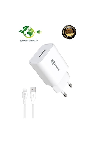 İntouch Android Smarty Mini 2.1 A Usb Şarj Adaptörü Ve Type C Kablo 1 Adet
