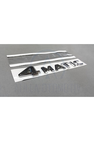 Mercedes E Serisi W212 S212 2009-2014 4matic Bagaj Yazısı Krom