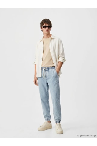 Lc Waikiki İndigo 780 Jogger Erkek Jean Pantolon Indigo