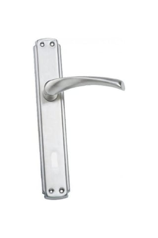 Nikel Saten Oda Kapı Kolu Ön Ve Arka Yüzü Olmak Üzere 2 Adet --- Takım