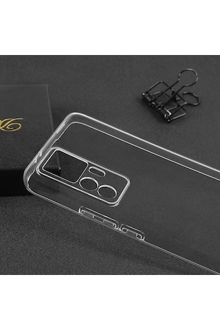 Xiaomi Mi 12t Pro 5g Kılıf Zore Şeffaf İnce Ve Esnek Süper Silikon Kılıf