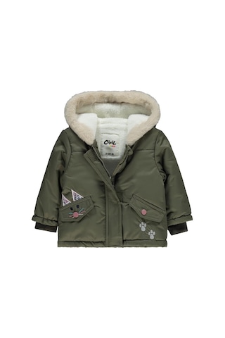 Civil Baby Tavşan Kulak Nakışlı 6-18 Ay Mont - Haki