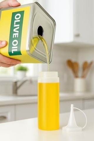 Şeffaf Yağdanlık 700 Ml Sızdırmaz Kapaklı Sosluk Sirkelik Sıvı Yağ Ve Sos Şişesi Pratik Kullanımlı Mutfak Sunum Kabı Geniş Ağızlı Dökme Şişe 0