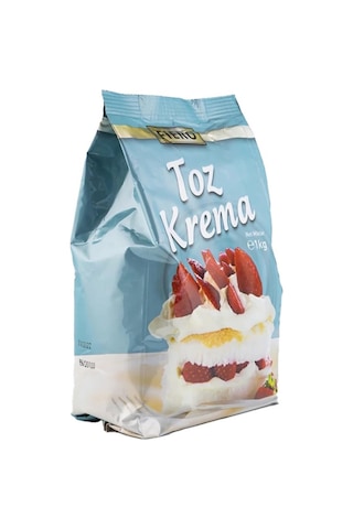 Fiero Pastacılık Tozu Toz Krema & Patiseri 1 Kg Profesyonel Pasta Kreması Tozu