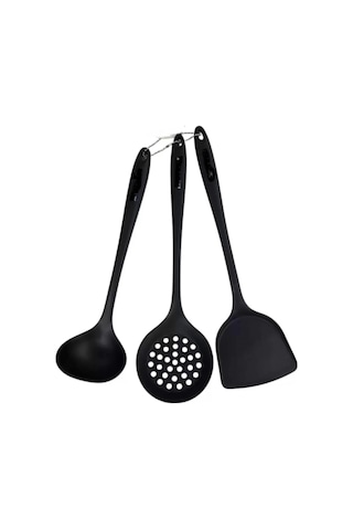 Periboia Yanmaz Yapışmaz Silikon Kaplama 3 Lü Mutfak Yemek Hazırl