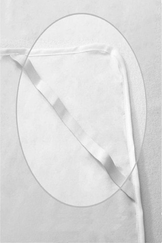 Evony 100x200 Cm Tek Kişilik Alez Sıvı Geçirmez Yatak Koruyucu Micro Kumaş Beyaz