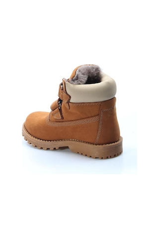 Fast Step Hakiki Deri Kürklü Unisex Çocuk Worker Bot 006kpa1001 001