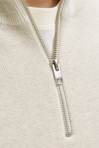 Jack & Jones Jprblamılano Stıtch Erkek Kırık Beyaz Sweatshırt Kırık Beyaz
