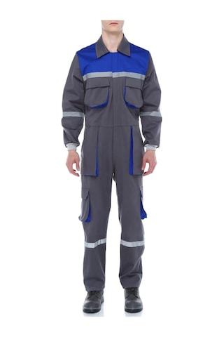 16/12 Gabardin Gri-mavi Tulum