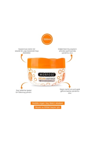 Argan Saç Maskesi 500 Ml