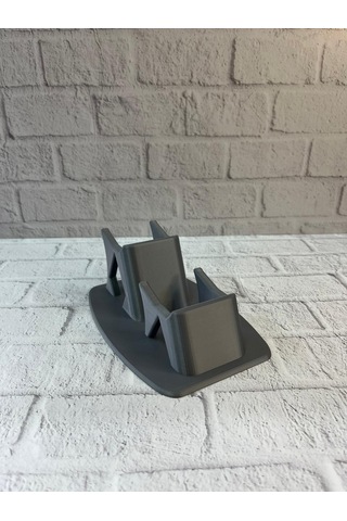 İkili Gamepad Tutucu Antrasit 7x18 Cm Oyun Aksesuarı