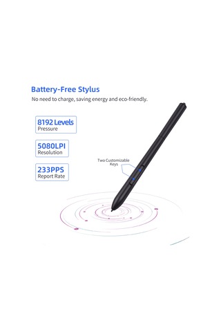 Vkemall Vınsa Vın1060plus/t608数位板用pen-1无电池无源压感笔