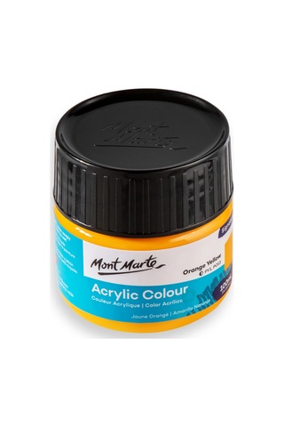 Akrilik Renkli Boya Signature 100ml - Orange Yellow Çok Renkli
