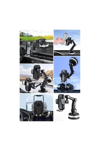 Joyecar 360 Ayarlanabilir Vantuzlu Universal Araç İçi Telefon Tutucu 1
