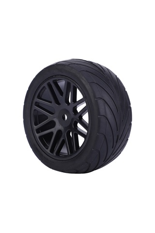 Geekyou 1/10 Kumandalı Araba İçin 85mm Dayanıklı Lastikler - Yükseltilmiş Tutuş Ve Sabitlik, Off-road/piyasa Uyumlu Siyah, 4 Adet