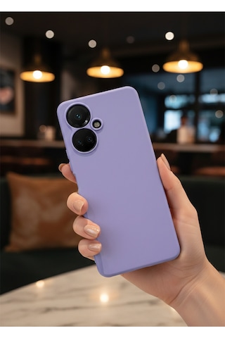 Tecno Spark 9 Pro Uyumlu İçi Kadife Kamera Korumalı Renkli Silikon Kılıf