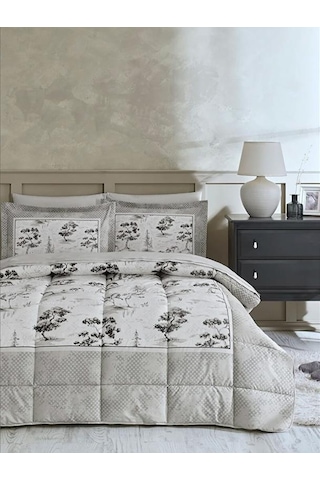 Özdilek Ranforce Çift Kişilik Uyku Seti Toile De Jouy Bej