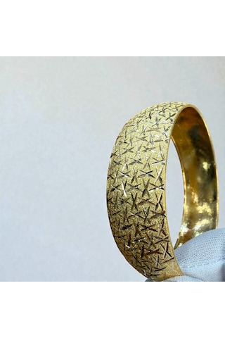 22 Ayar Yıldızlı Şarnel Bilezik 20 Gr.