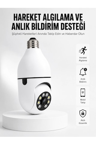 Mey İthalat Hareket Algılamalı Kablosuz Akıllı Ev Güvenlik Kamerası Yeni Nesil