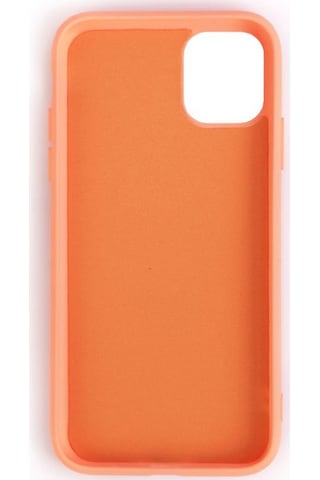 Apple Uyumlu iPhone 11 İle Cappy Silikon Kılıf Turuncu